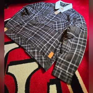 Scotch & Soda Sherpa Lined Plaid Flannel Jacket